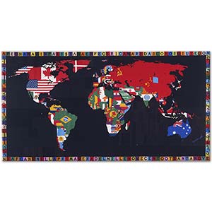 Alighiero Boetti Dünya Haritası