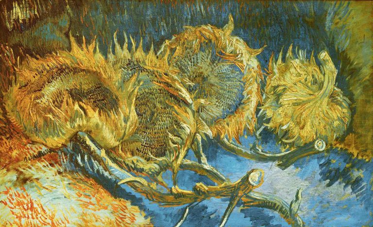 Vincent Van Gogh Dört Adet Ayçiçekli Natürmort - İstanbul Sanat Evi