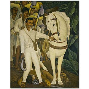 Diego Rivera Çiftçilerin Lideri Zapata