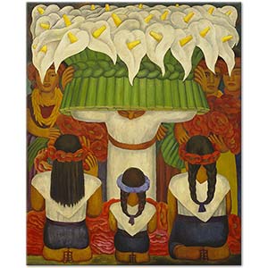 Diego Rivera Santa Anita'da Çiçek Festivali