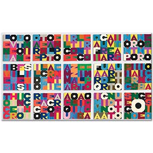 Alighiero Boetti isimsiz tablo