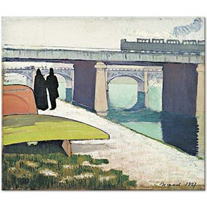 Emile Bernard Asnieres'de Demir Köprü