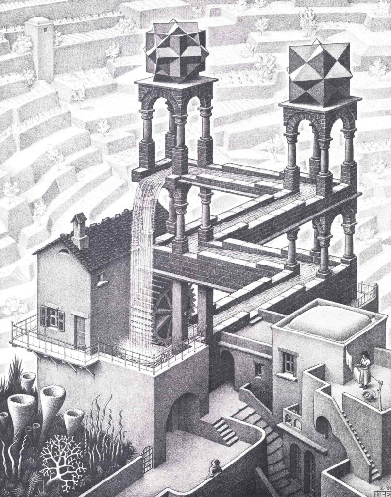 Maurits Cornelis Escher Şelale