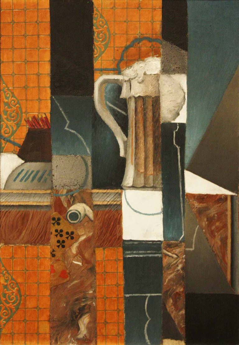 Juan Gris Bira Bardağı ve Oyun Kartları istanbul sanat evi