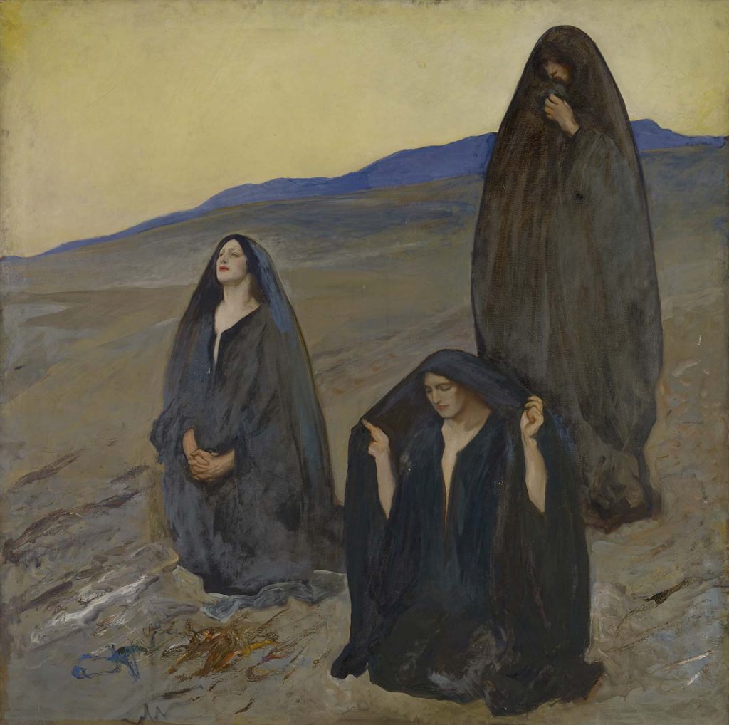 Edwin Austin Abbey Üç Meryem