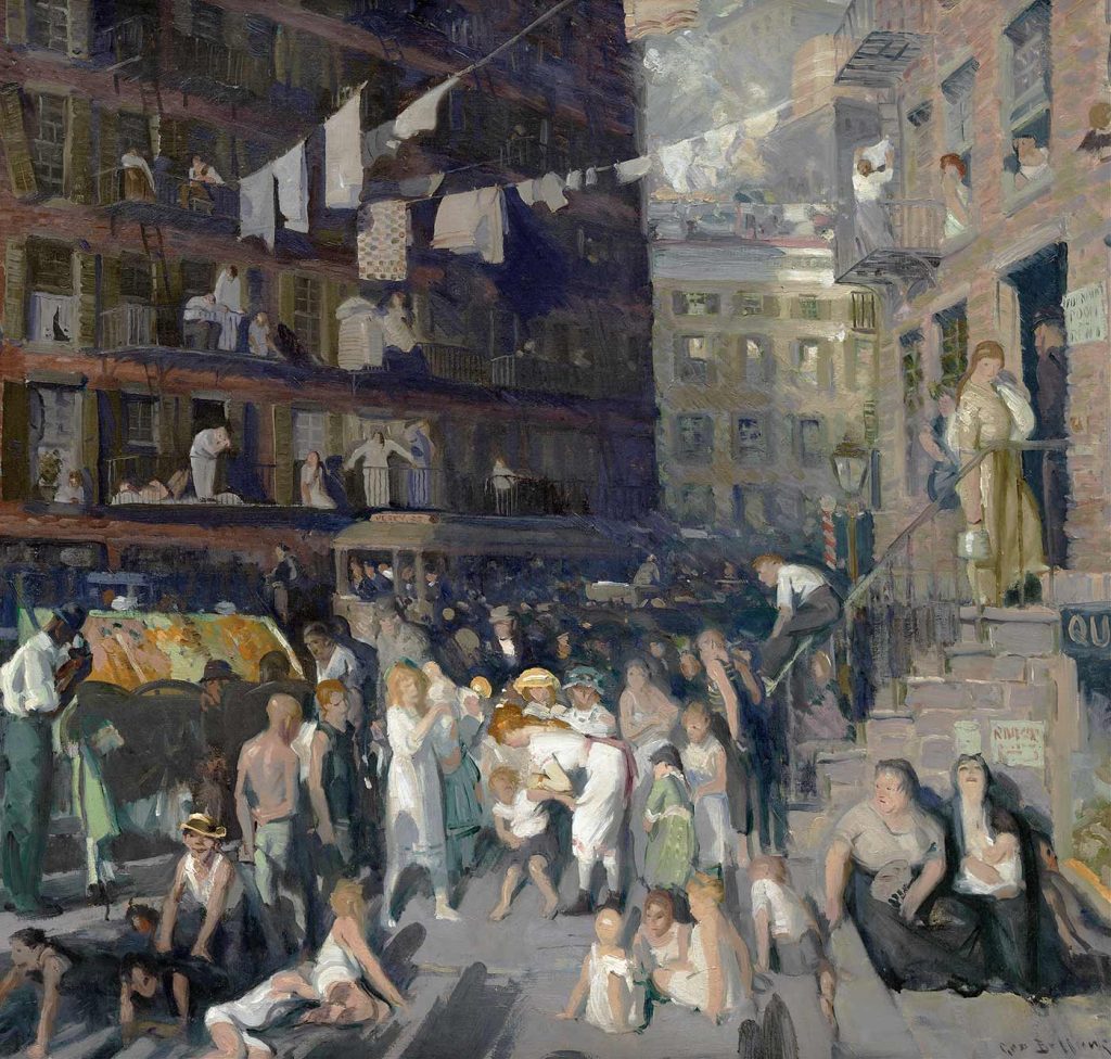 George Wesley Bellows Uçurum Sakinleri