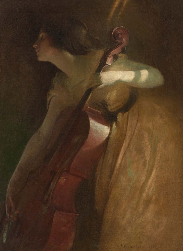 John White Alexander Süzülen Güneş Işığı