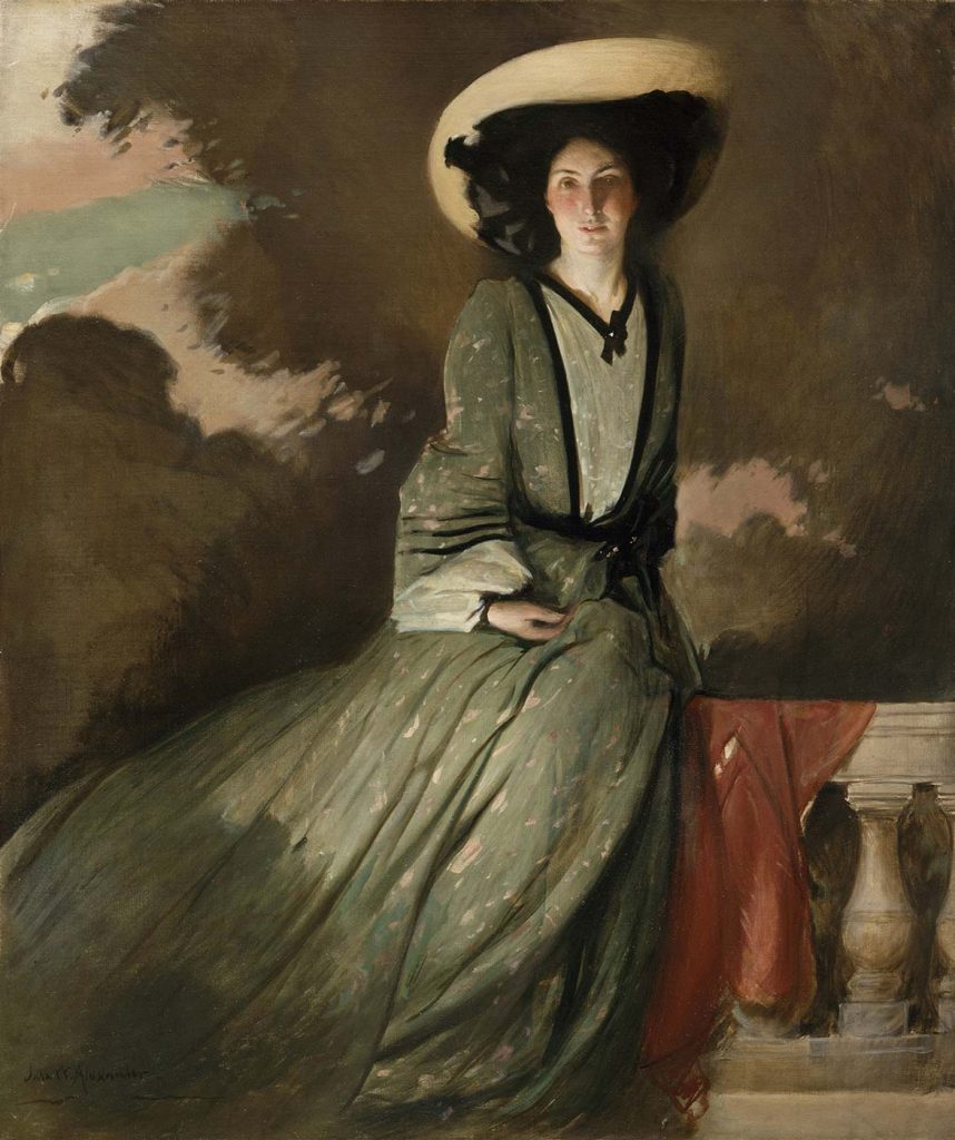 John White Alexander Eşinin Portresi