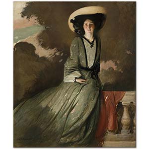 John White Alexander Eşinin Portresi