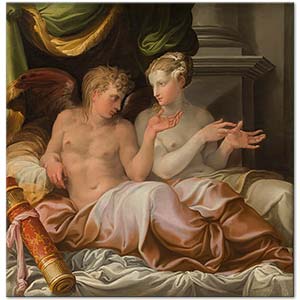 Niccolo dell'Abbate Eros ve Psyche