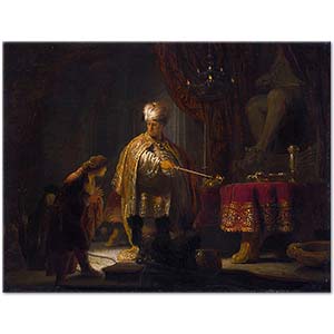 Rembrandt Daniel ve Cyrus Bel Putunun Önünde