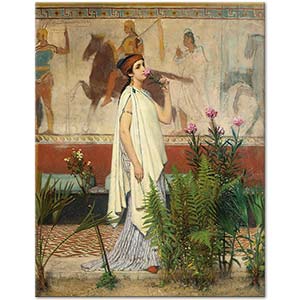 Sir Lawrence Alma-Tadema Yunanlı Bir Kadın