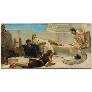 Sir Lawrence Alma-Tadema Homeros Okumak