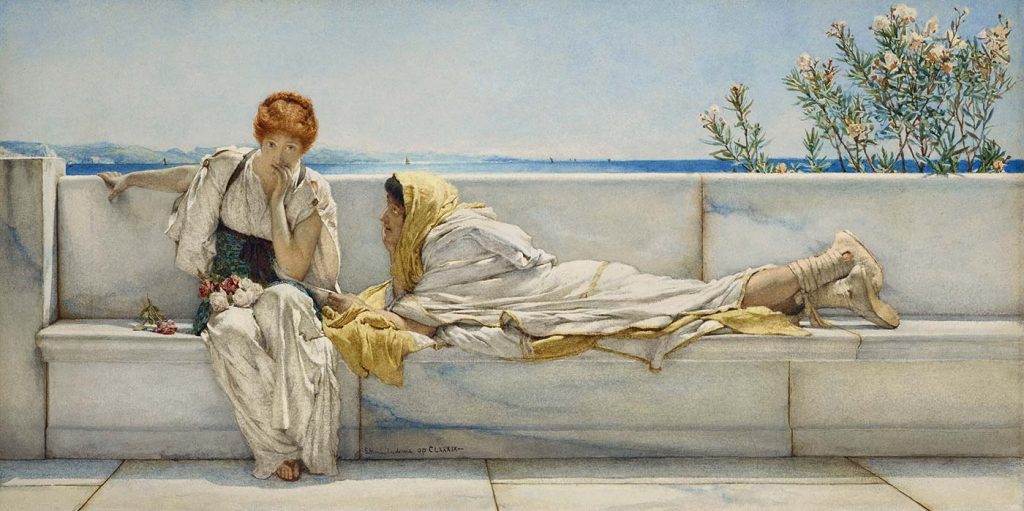 Sir Lawrence Alma-Tadema Bir Talep