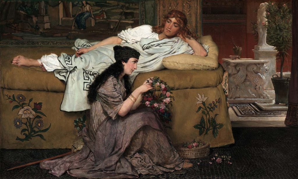 Sir Lawrence Alma-Tadema Glaucus ve Nydia