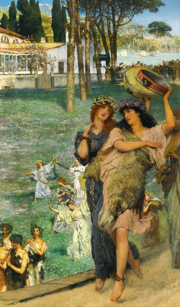 Sir Lawrence Alma-Tadema Ceres Tapınağı Yolunda