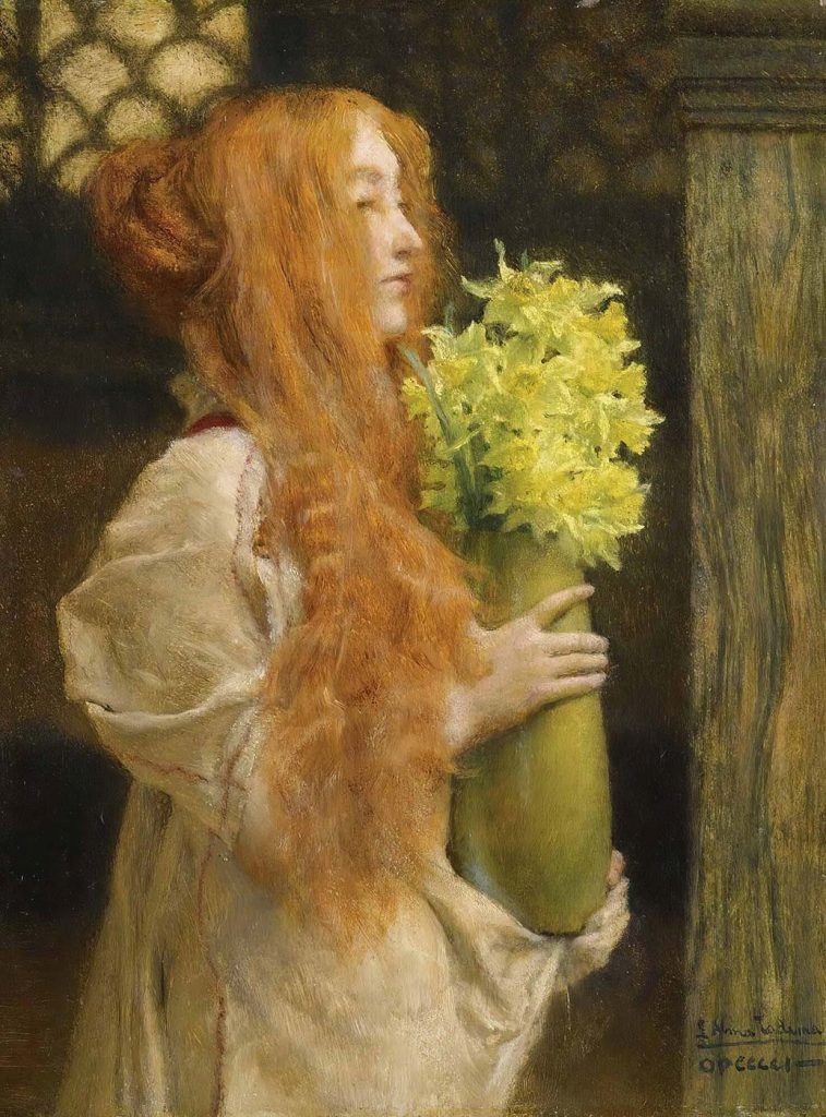 Sir Lawrence Alma-Tadema İlkbahar Çiçekleri